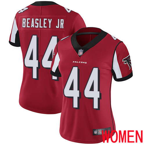Atlanta Falcons Limited Red Women Vic Beasley Home Jersey NFL Football #44 Vapor Untouchable